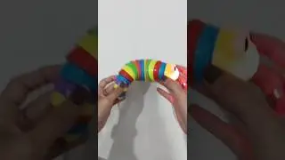 Mainan Ulat Lucu Fidget Slug LED Mainan Anak Bayi