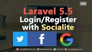 Laravel 5.5 Socialite Example : Login/Register with Social Media (Twitter)