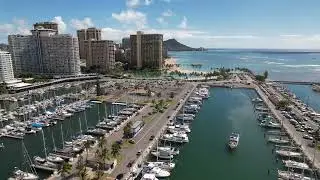 Diamond Head - Waikiki Beach aerial