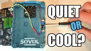 Quiet or cool? Both! ❄ Fan speed adjustment option for the Sovol Klipper Screen cooling case SV07/+