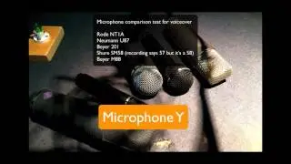 Microphone comparison for voiceover