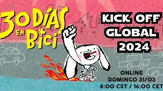 Kick Off Party Global 2024 30 Días en Bici CDMX