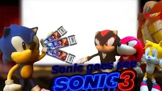 Blueblur🔵🔴: Sonic goes see to the sonic movie 3‼️🔥🔥