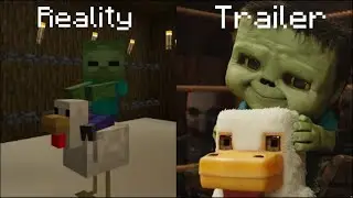 Minecraft Movie : Trailer vs Reality !