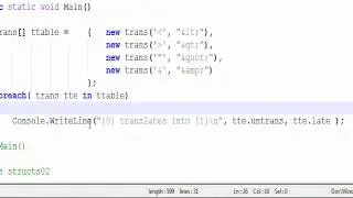 C# Edge 18 -  C# array of structs and command line arguments