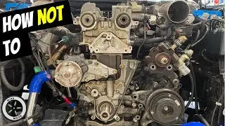 2JZ FRS pt 7 - Timing Service Part 1 (Almost BLEW a CAM)