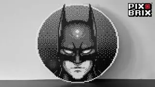 Batman 2D Pixel Art - Pix Brix Instructions