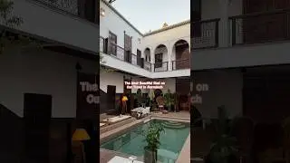 The most beautiful place I’ve ever stayed at #travel #merrakech #traveldestinations #morroco