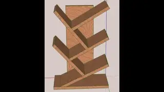 Exploring Sketchup For Web for the First Time | Unique Book Shelf Design