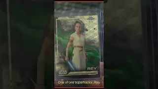 Rey 1/1 Superfractor Topps Chrome Star Wars 2024 #toppschrome #topps #starwars
