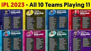IPL 2023 All Teams Playing 11 | IPL 2023 All Teams Players List | IPL 2023 All Teams