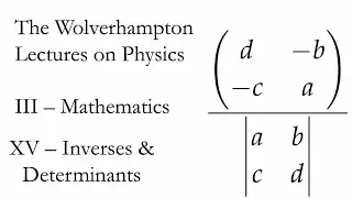 Inverses and Determinants