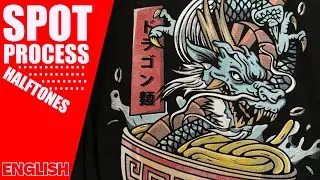 Screen Print Spot Color | 4 Color Simulated process (English)