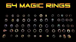 64 Stylized Magic Rings for UE5