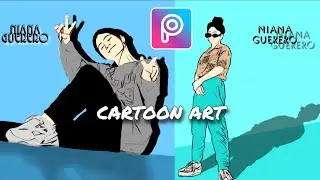 How to make Cartoon Art in PicsArt | Niana Guerrero Cartoon Art | PicsArt Tutorial