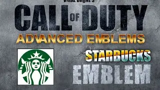 Call of Duty Advanced Warfare Emblem - Starbucks Logo CoD: AW Emblem Tutorial