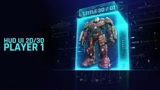 Corporate AE Templates: HUD UI 2d/3d Player1
