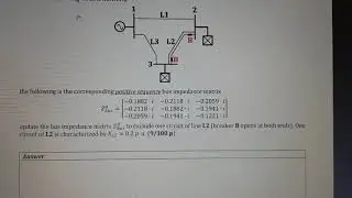 Z bus formation using O (zero) Sequence circuit A practical example 08