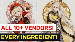 ALL Food Ingredients & Locations! Best Cooking Guide Part 1! | Genshin Impact