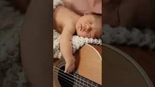 TAP to our little man to sleep 🫶🏼 #babyomguitar #newborn #baby #fatherhood #parenting #couples