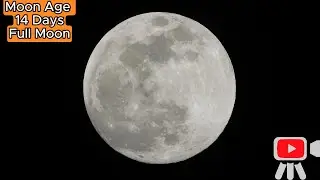 Post Lunar Eclipse Full Moon | 24 March 2024 | Age 14 days | Nikon P1000 | 
