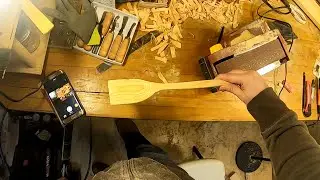 Деревянная лопатка для кухни своими руками