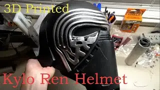 Kylo Ren 3D Printed Helmet