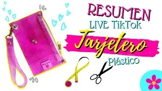 Como Hacer Un Tarjetero Plástico |[RESUMEN LIVE]| Tutorial 💗