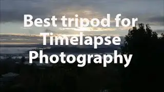 Best Tripod for Timelapse Photography