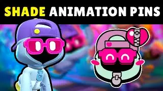 ALL New Brawler Shade Pins Animations! #BrawlStars #Shade