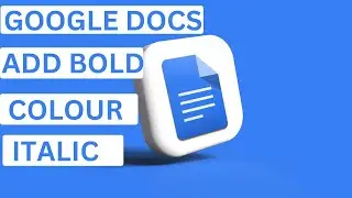 🖋️Google Docs Tutorials: Bold, Italic, and Change Text Color🎨