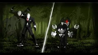 Slenderman Vs Bendy (Slender Vs Batim) (REMAKE) (Pivot Animation)