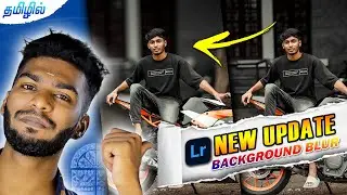 Lightroom Background BLUR EDITING தமிழ் 🔥how to blur photo background in LIGHTROOM MOBILE