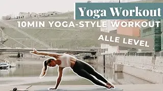 YOGA HOME WORKOUT | Ganzkörper Workout Flow im Yoga Style | juliah_yoga