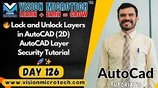 🔥 Lock and Unlock Layers in AutoCAD (2D) | AutoCAD Layer Security Tutorial 🚀 ✨
