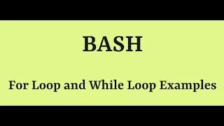 BASH SHELL SCRIPT WELL EXPLAINED in 1h: 