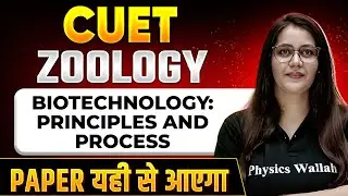 CUET 2024 Zoology Biotechnology: Principles and Process | CUET Preparation 2024