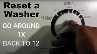 Amana Washer Won't Drain?  Easy Fix!  May Work on Whirlpool and Maytag too 