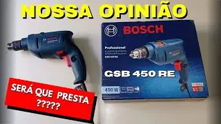 Furadeira Bosch GSB 450 RE - FURADEIRA BOSCH 450w - FURADEIRA DE IMPACTO BOSCH - Furadeira Reversíve