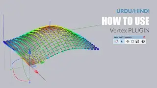 How to use vertex tool in Sketchup - URDU / HINDI.Google Sketchup 2022