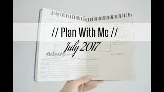 Bullet Journal Plan with me - July 2017