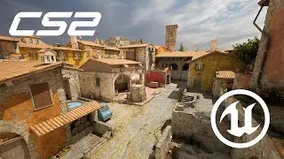 CS2 de_inferno ported in Unreal Engine 5