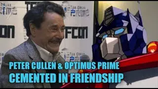 Optimus Prime & Peter Cullen Both Have Hand Prints in Cement at the Chinese Theatre
