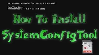 [Wii U] How To Install SystemConfigTool
