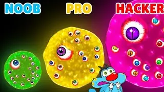 OGGY AND JACK PLAYING BLOB.IO GAME