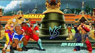 Jin Kazama VS Shadaloo Bosses [Street Fighter X Tekken][MUGEN][CVS3/PotS/Infinite][MUGEN]