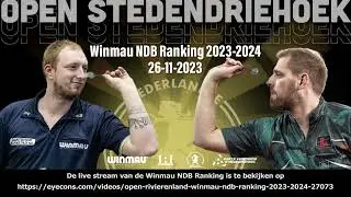 Winmau NDB Ranking LIVE vanuit Zutphen