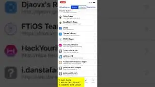 *UPDATE IN DESC* How to install CyDown on ios 11/12 (A12 and below)