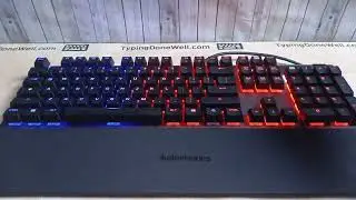 SteelSeries Apex 5 - CapsLock and functions backlight (short test)