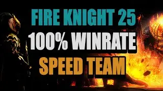 Raid: Shadow Legends - Fire Knight 25 100% W/R 1 Minute Speed Team + World Record Run - The Ron Team